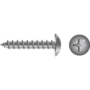 SEACHOICE Thread Forming Screw, #10 x 1 in, 18-8 Stainless Steel Truss Head Phillips Drive 936